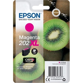 Epson 202XL T02H34010 магента (magenta) оригинална касета (C13T02H34010)