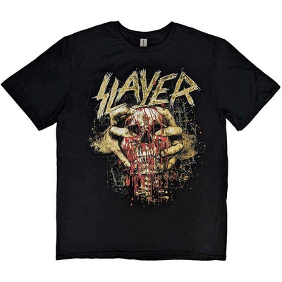 Slayer tričko Skull Clench čierne