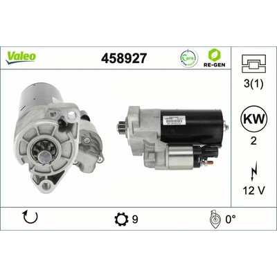 Startér VALEO 458927