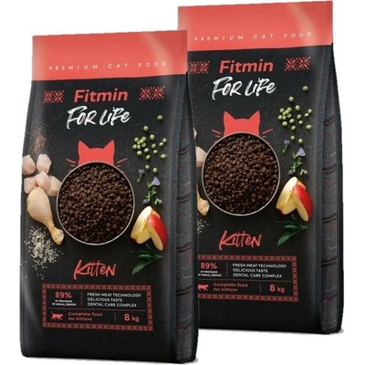 Fitmin For Life CAT Kitten 2 x 8 kg
