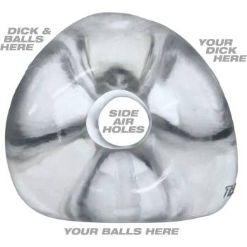 Image 1 of OXBALLS TRI-SPORT XL 3-Ring Cocksling Clear