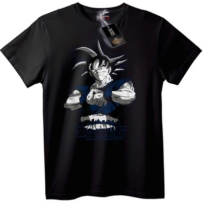 NOONEBRAND Тениска Гоку Dragon Ball Аниме - 6XL, White