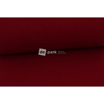 de-park Žebrovaný náplet - vínová