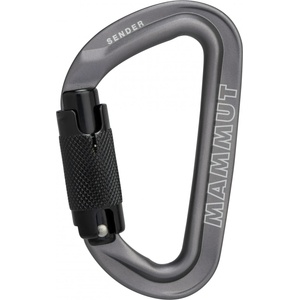 Mammut Заключващ се карабинер Mammut Sender Twistlock Carabiner Locking carabiner - Grey - размер Single (340-0035-0111)