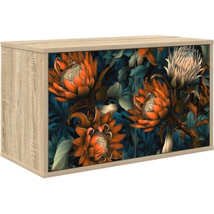 vidaXL Стенен телевизионен шкаф LOCHEM 69 x 33 x 40 см Дъб сонома (8007111)