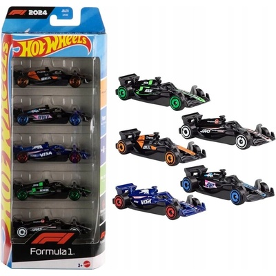 Mattel Hot Wheels 5pack Autíčka JBJ78 FORMULA 1