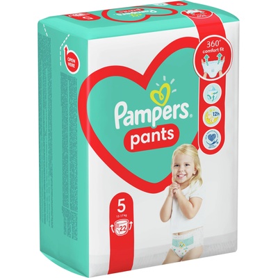 Pampers Бебешки пелени гащи Pampers 5, 22 броя (1007000178)