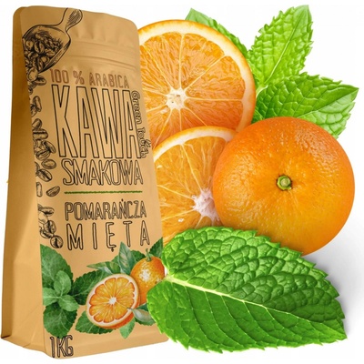 Green Touch MLETÁ KÁVA POMERANČ S MÁTOU mátově oranžová 1 kg