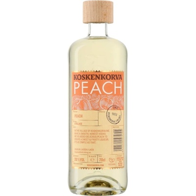 Koskenkorva Peach Vodka 20% 0,7 l (čistá fľaša)