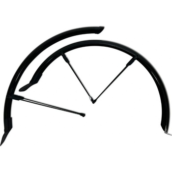 Crussis Road predné 28″ zadné 20″ YF-2820SB Set blatníkov