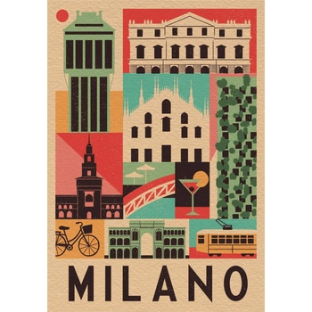 Clementoni - Puzzle Style in the City: Milano - 1 000 piese