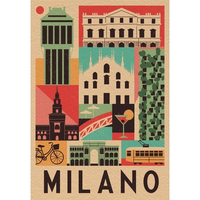 Clementoni - Puzzle Style in the City: Milano - 1 000 piese