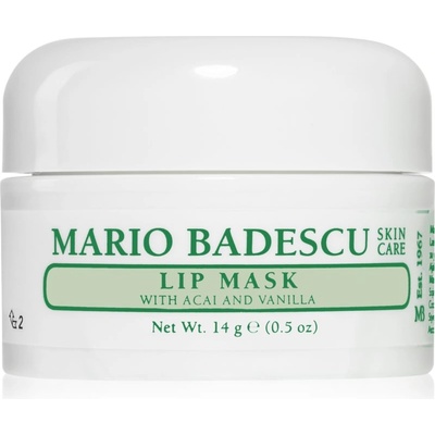 Mario Badescu Lip Mask with Acai and Vanilla нощна маска за устни 14 гр