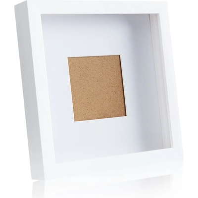 Casa Chic Camden, рамка за картина, 23 x 23 cm и 10 x 10 cm, паспарту, истинско дърво (CL-BOX-23x23-WHT) (CL-BOX-23x23-WHT)