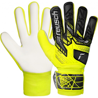 Reusch Attrakt Starter Solid safety yellow/silver – Zboží Mobilmania