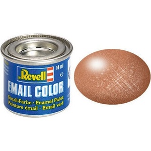 Revell Емайлна боя, Revell, Email Color, Бакърено-медно металик, 14 мл (R32193)