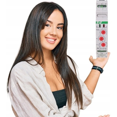 Časový relé F&F 10 funkcí 8 A 12-264 V AC/DC