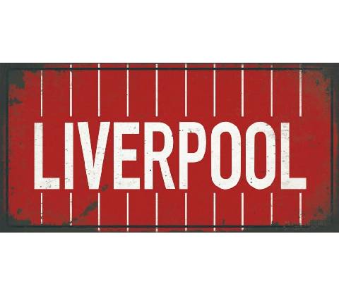 Ceduľa značka Liverpool