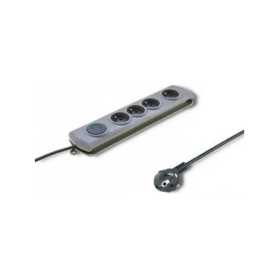 Qoltec Anti-surge bar QOLTEC 2.5M 4 SOCKETS GREY/Modern
