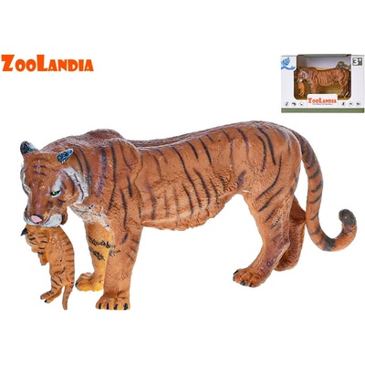 Zoolandia tiger s mláďaťom 15 cm