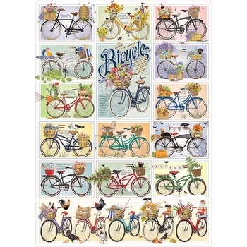 Cobble Hill - Puzzle Bicycles - 1 000 piese
