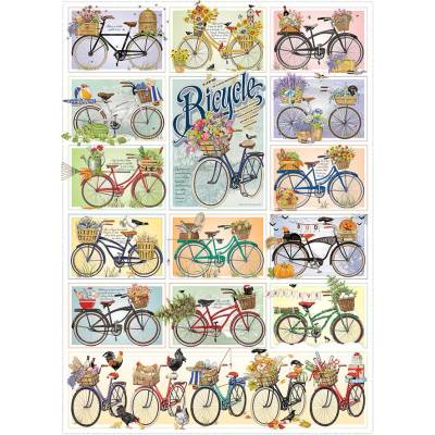 Cobble Hill - Puzzle Bicycles - 1 000 piese