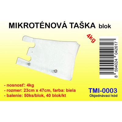 MIKROTÉNOVÁ TAŠKA, 4 kg