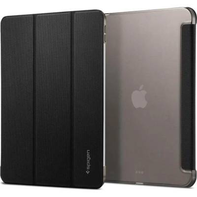 Spigen Liquid Air Folio Case - силиконов (TPU) кейс с висока степен на защита и поставка за iPad 10 (2022) (черен)