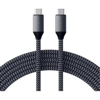 Satechi Кабел Satechi ST-TCC2M, от USB-C(м) към USB-C(м), 2m, 100W, черен (ST-TCC2M / 39524)