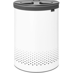 Brabantia Кош за пране Selector 55 l с черен капак бял (304903)