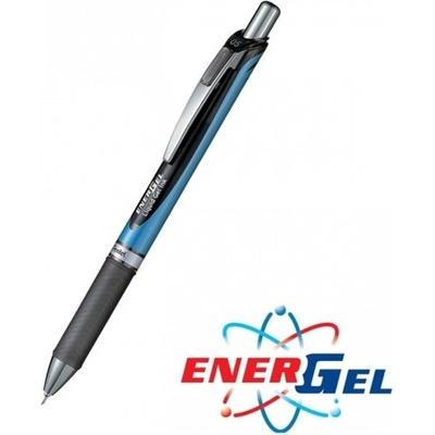 Pentel Автоматичен ролер Pentel Energel BLN75, черен цвят на писане, дебелина на линията 0.5 mm, гел, син, цената е за 1бр. (продава се в опаковка от 12бр. ) (OK26817)
