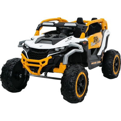Mamido Buggy M3 4x4 Elektrické autíčko žlto-biela