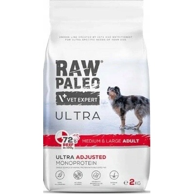 Raw Paleo Ultra Monoprotein adult velká a střední hovězí 2 kg