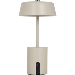 Leitmotiv Бежова метална LED настолна лампа (височина 22, 5 cm) Elemental LED - Leitmotiv (LM2379WG)