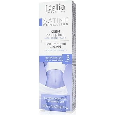 Delia Cosmetics Satine Depilation 3 min Fast Working depilační krém 100 ml