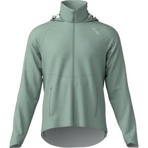 Löffler Мъжко водоустойчиво яке за колоездене Löffler Jacket with Hood Comfort Fit WPM Pocket Cycling jacket - Cottage - размер 54 (EU) (051-1103-0515)
