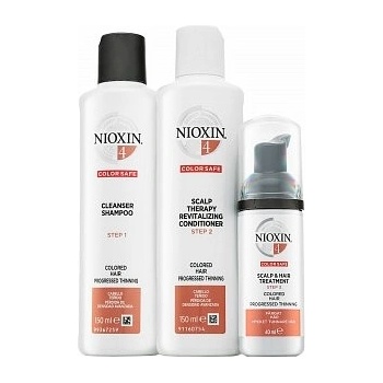 Nioxin System 4 Cleanser šampon 150 ml + Scalp Revitaliser kondicionér 150 ml + Scalp Treatment 40 ml dárková sada