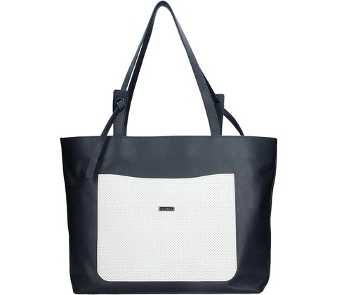 Facebag Tera modro-bílá