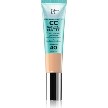 IT Cosmetics Your Skin But Better CC+ Cream Natural Matte zmatňujúci make-up SPF40 Light Medium 32 ml
