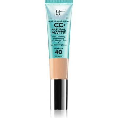 IT Cosmetics Your Skin But Better CC+ Cream Natural Matte zmatňujúci make-up SPF40 Light Medium 32 ml