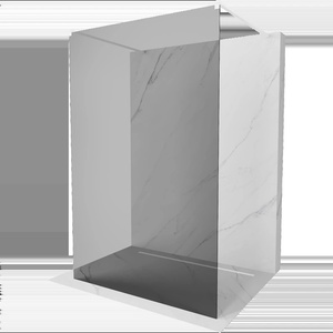 Mexen Kioto самостоятелна душ кабина 100 x 200 см, графит 8 мм, бяла - 800-100-002-20-40 (800-100-002-20-40)