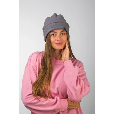 VFstyle Hřejivá čepice Flower šedá