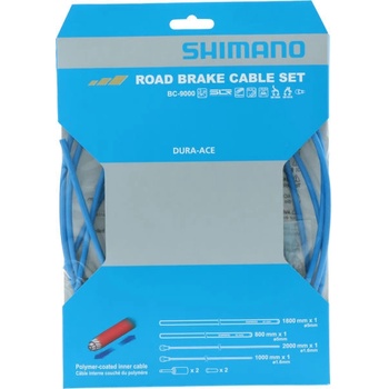 Shimano Dura-ACE BC-9000 bovdenby+lanka brzdový modra set