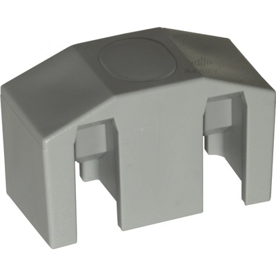 Příchytka panelu 3D CLASSIC na sloupek 60x60 mm, PVC, šedá