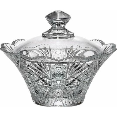 Crystal Bohemia dóza s vekom Sissi 205 mm