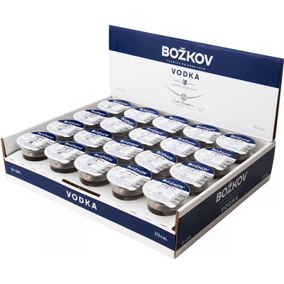 Božkov Vodka 37,5% 20 x 40 ml (panák)