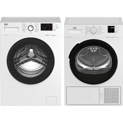 Set Beko FDF85245CSH3BH + WUV8612AXSW