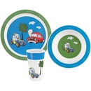 ORION Súprava jedálenská UH detská AUTO guľatá 3 ks