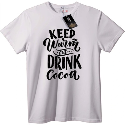 NOONEBRAND Тениска Стой топло и пий какао - 6XL, White
