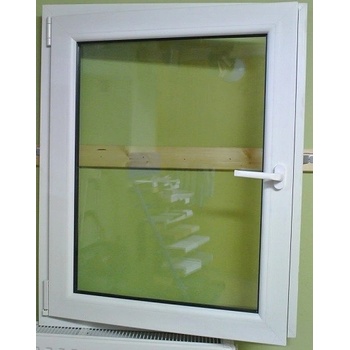 Lacné plastové okno 60x60 - 69x69 biele SOFT 4 komora / 60mm